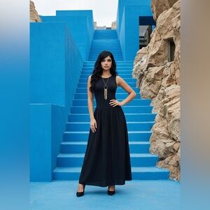 Chic Black Maxi Dress